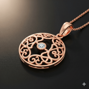sapphire pendant necklace